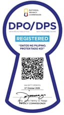 National Privacy Commission DPO/DPS Seal of Registration